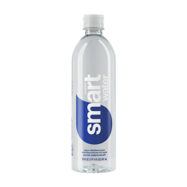 SmartWater Vapor Distilled Premium Water 591ml x 24 Bottles