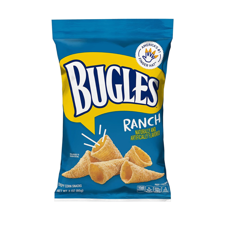 Bugles Corn Snacks, Ranch, 3oz, 6ct