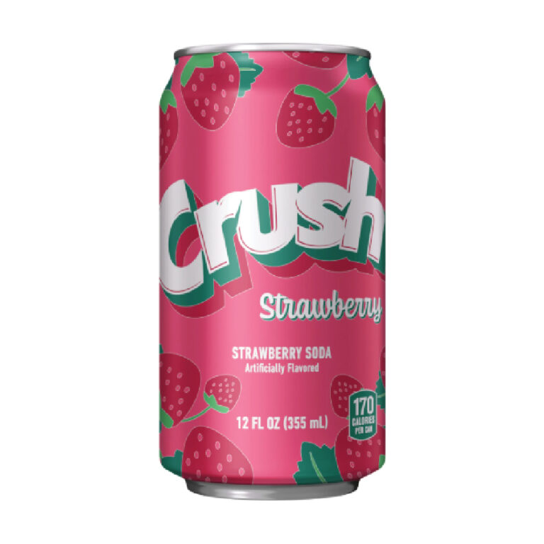 Crush Strawberry Soda – 355ml X 12 Cans