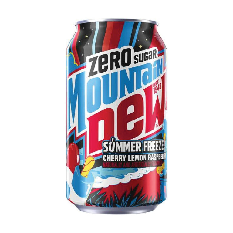Mountain Dew Summer Freeze Zero Sugar 355ml X 12 Cans