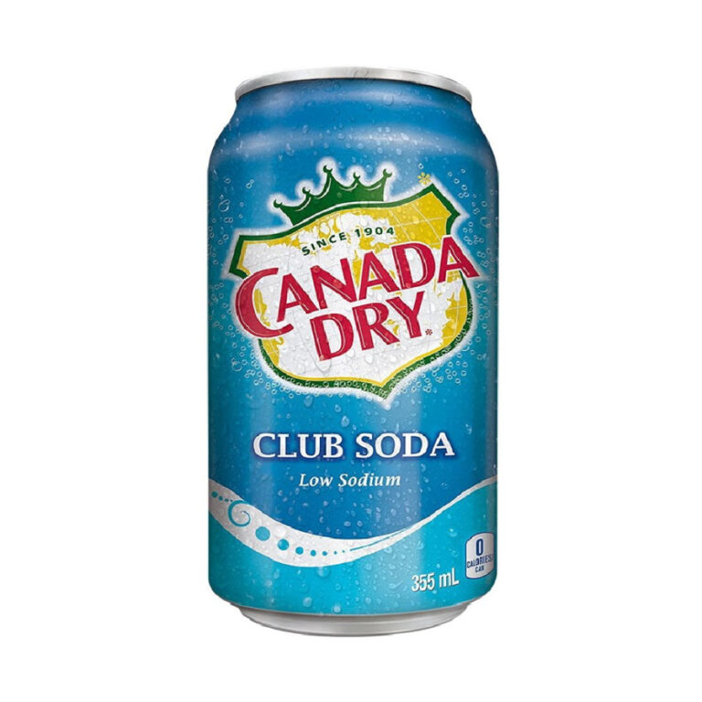 Canada Dry Club Soda 355ml x 12 Cans