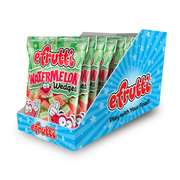 Efrutti Watermelon Wedges Gummy Candy 3.5oz 12ct - Image 2