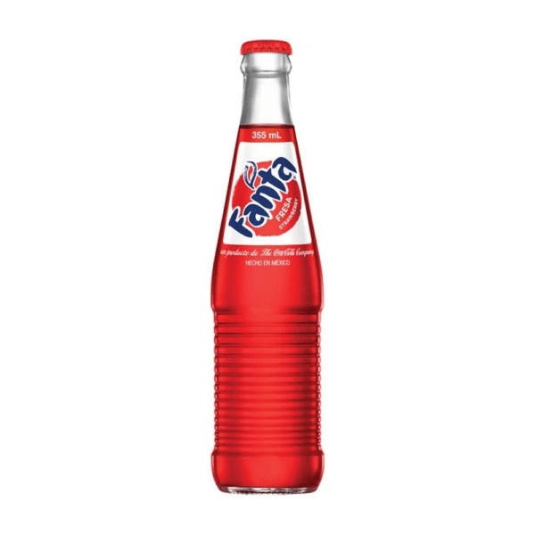 Mexican Fanta Strawberry Soda 24 X 355ml