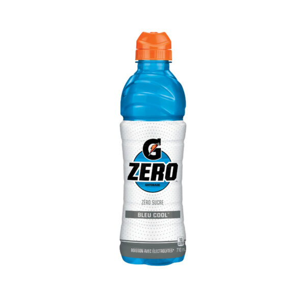 Gatorade G 710 Zero Sugar Blue 710ml x 24 Plastic Bottles