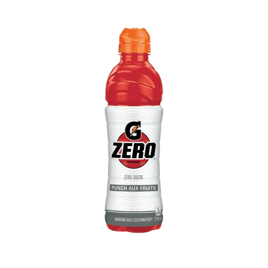 Gatorade G 710 Zero Sugar Punch 710ml x 24 Plastic Bottles