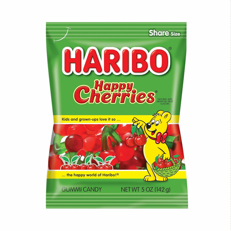 Haribo Happy Cherries Peg Bag – 5oz 12ct