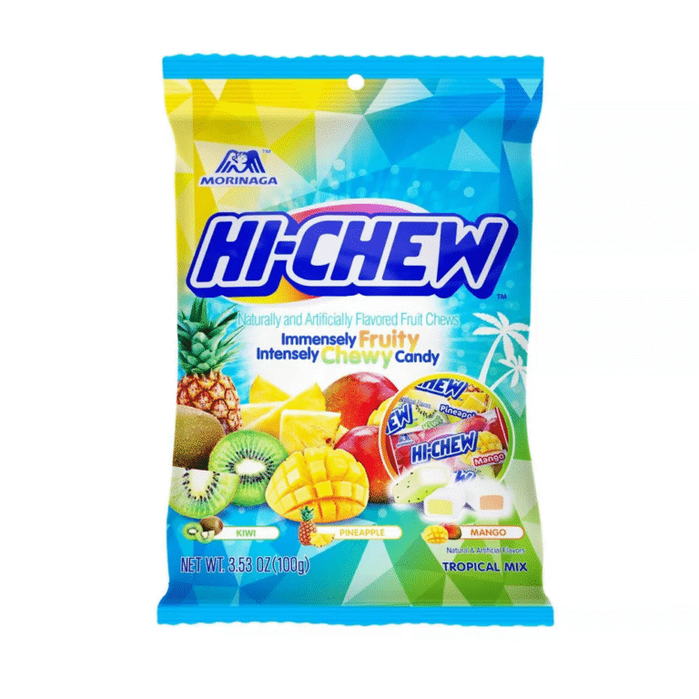 Hi-Chew Tropical Mix Peg bag 3.53oz 6ct