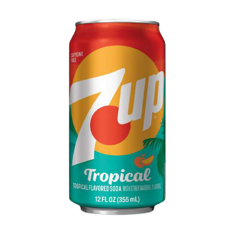 7UP Tropical Soda 355ml X 12 Cans