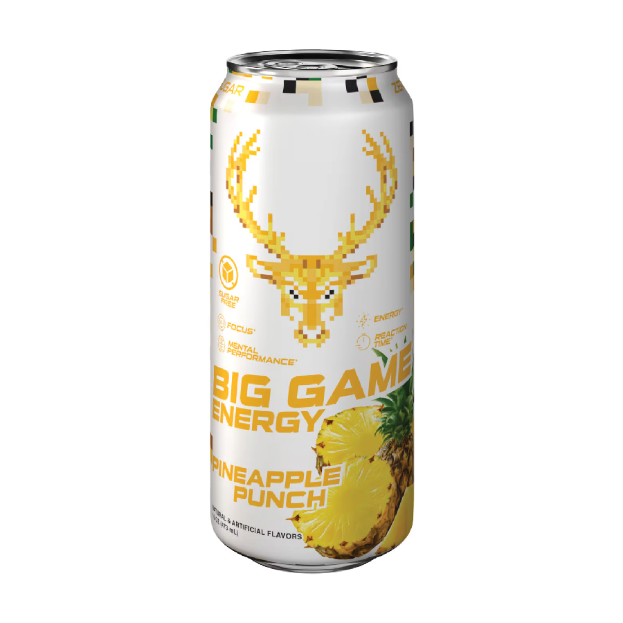 Big Game Energy Pineapple Punch (Bucked Up) 473ml X 12 Cans