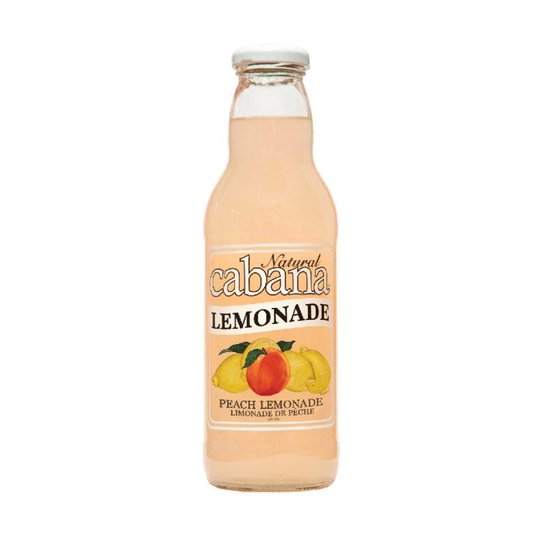 Cabana Peach Lemonade – 591ml X 12 Bottles