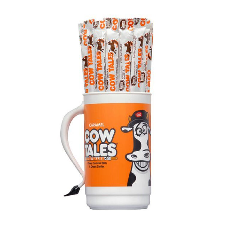 Cow Tales Sticks Caramel with Mug – 1oz 100ct