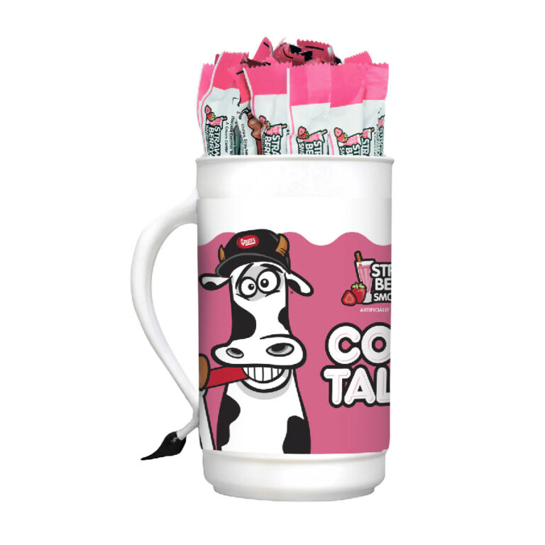 Cow Tales Sticks Strawberry Smoothie with Mug – 1oz 100ct