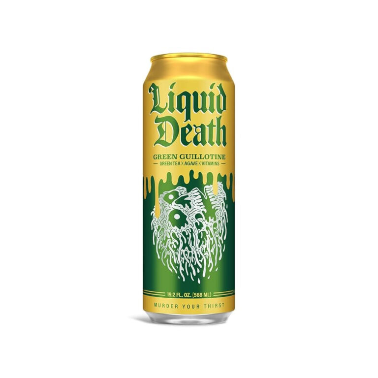 Liquid Death Iced Tea Green Guillotine 19.8oz – 24 Pack