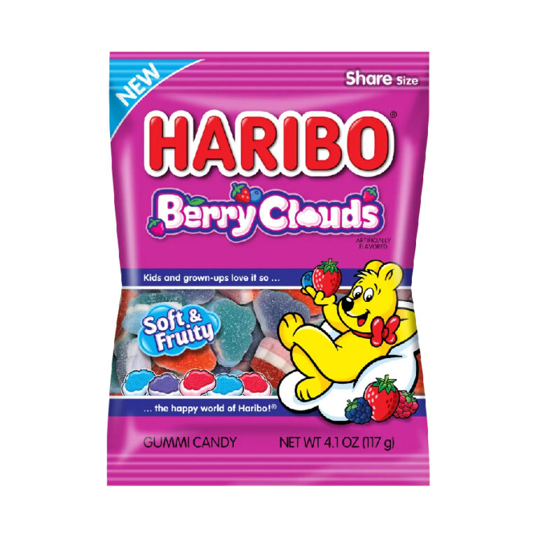 HARIBO Berry Clouds Gummi Candy – 4.1oz 12ct