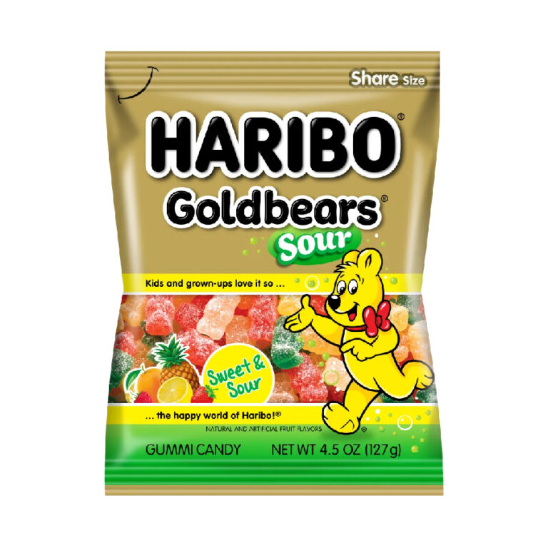 HARIBO Goldbears Sour Gummi Candy – 4.5oz 12ct