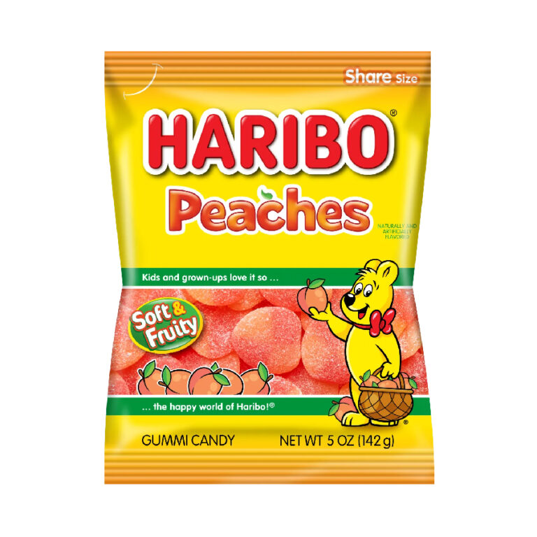 HARIBO Peaches Gummi Candy – 5oz 12ct
