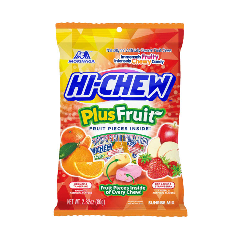 Hi-Chew Plus Fruit Mix Peg Bag 2.82oz 6ct