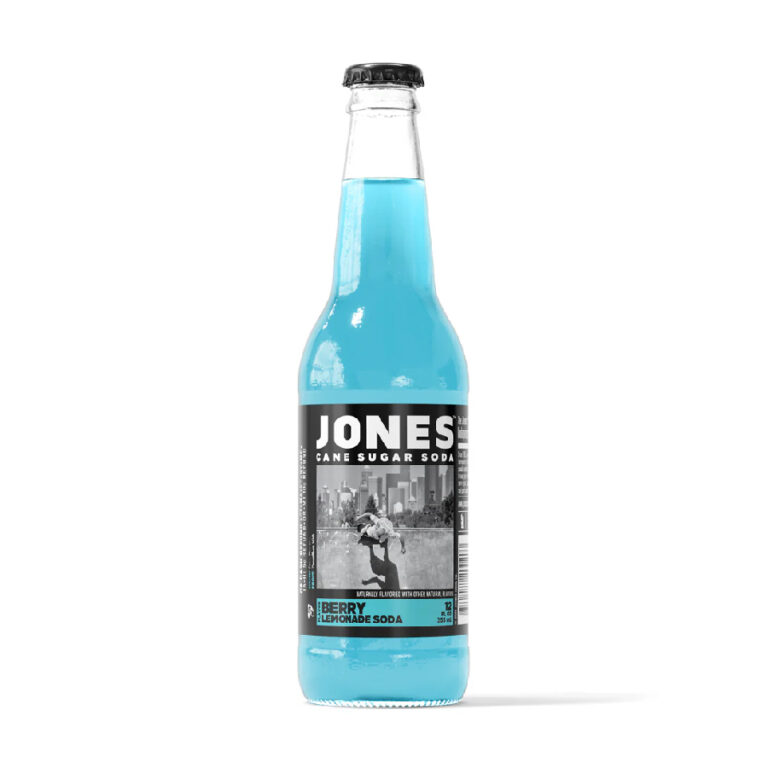 Jones Berry Lemonade Soda 355ml X 12ct (Cane Sugar Soda)