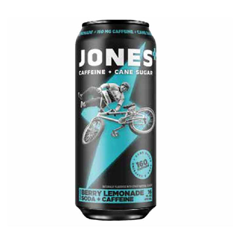 Jones Berry Lemonade (Soda + Caffeine) 16oz X 12ct