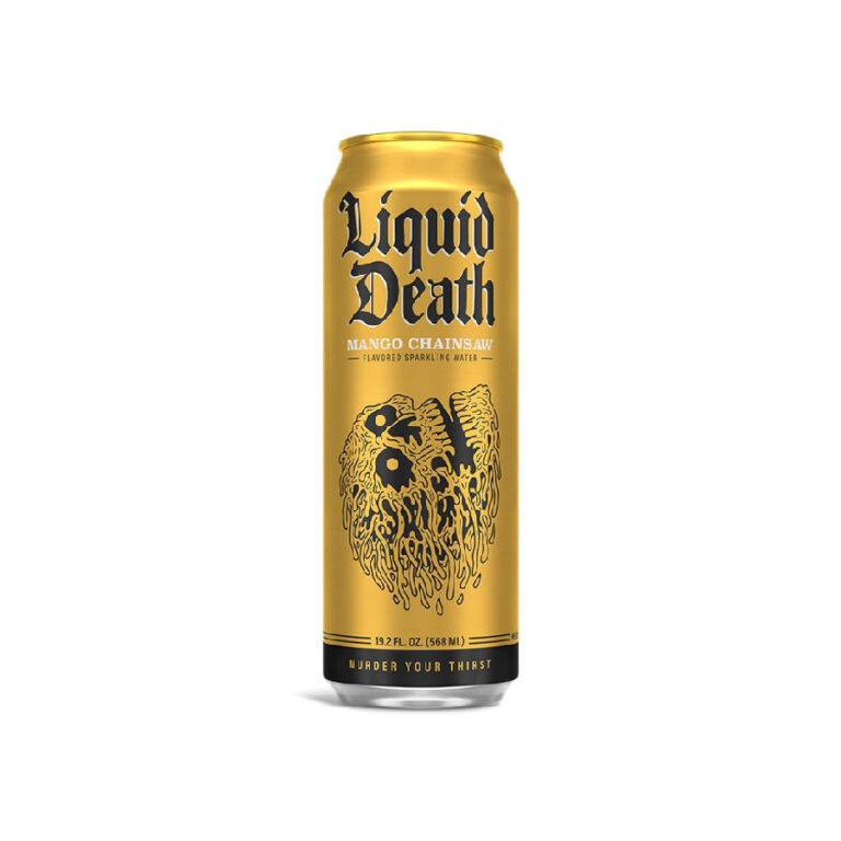 Liquid Death Mango Chainsaw 19.8oz – 24 Pack