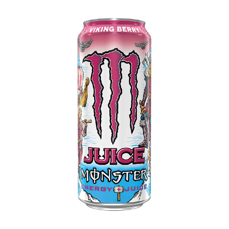Monster Energy Juice (Viking Berry) – 473ml x 24 Cans