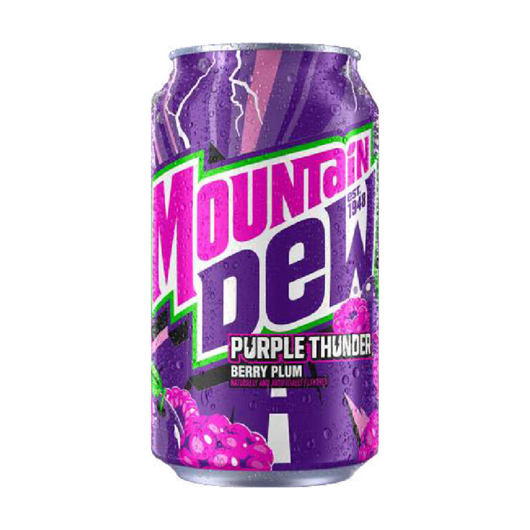 Mountain Dew Purple Thunder Berry Plum 355ml X 12 Cans