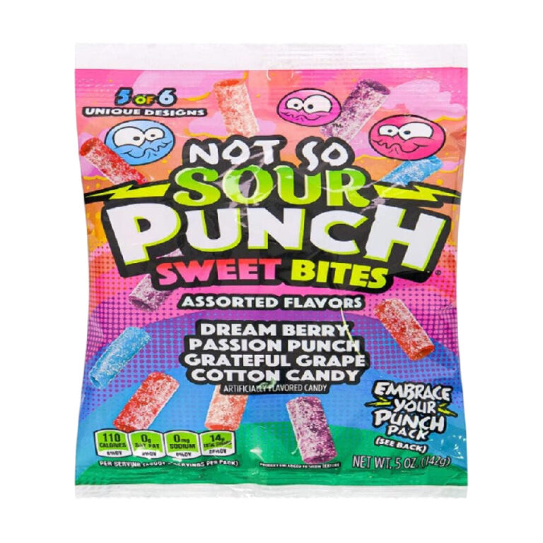 Not So Sour Punch Sweet Bites (Assorted Flavors) Peg 5oz 12ct