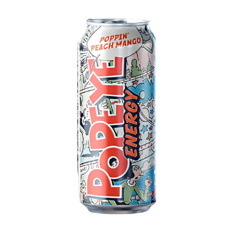 Popeye Poppin’ Peach Mango 473ml X 12ct
