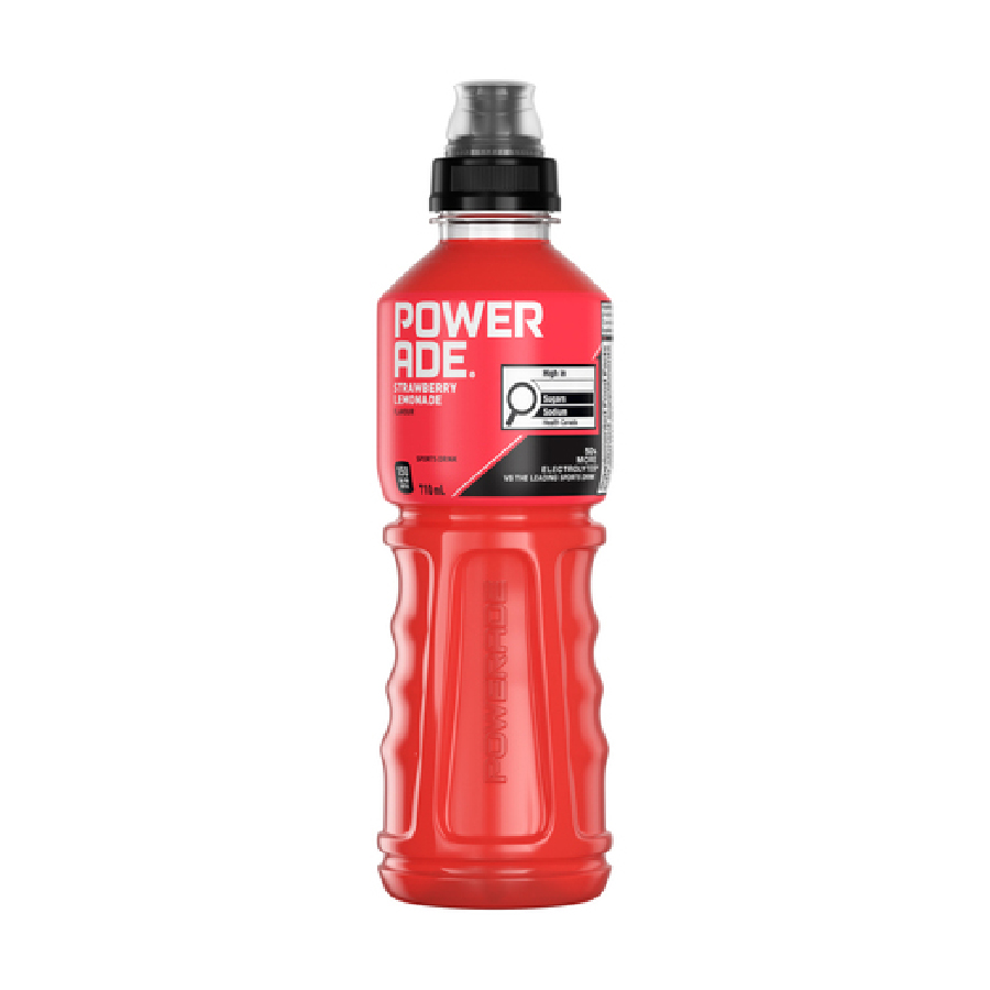 Powerade Strawberry Lemonade -710ml X 12 Bottles
