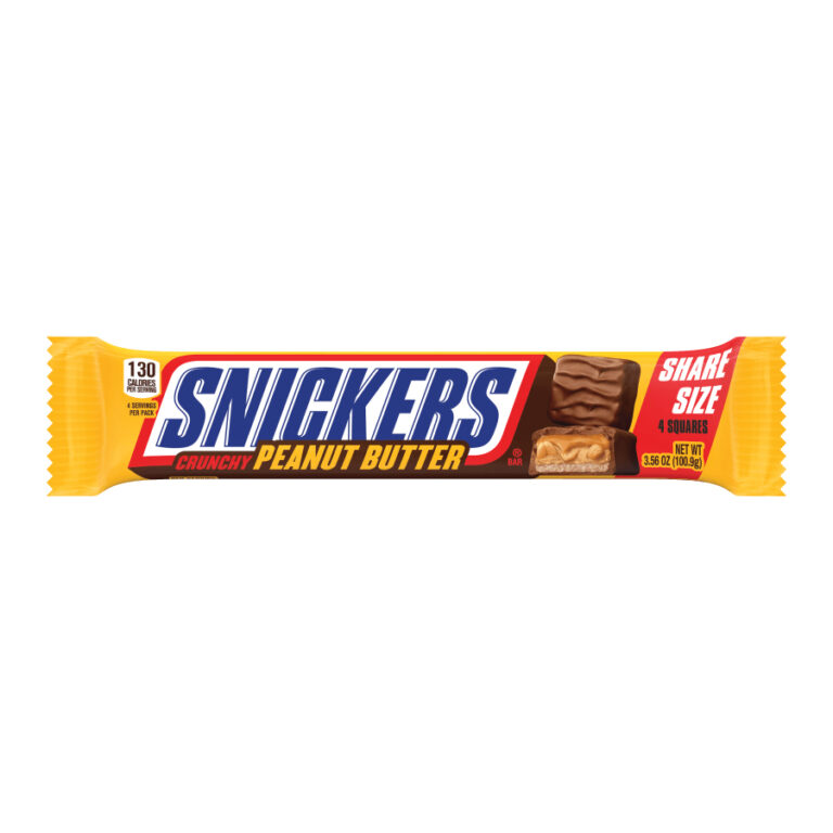 Snickers Crunchy Peanut Butter Share Size 3.56oz 18ct