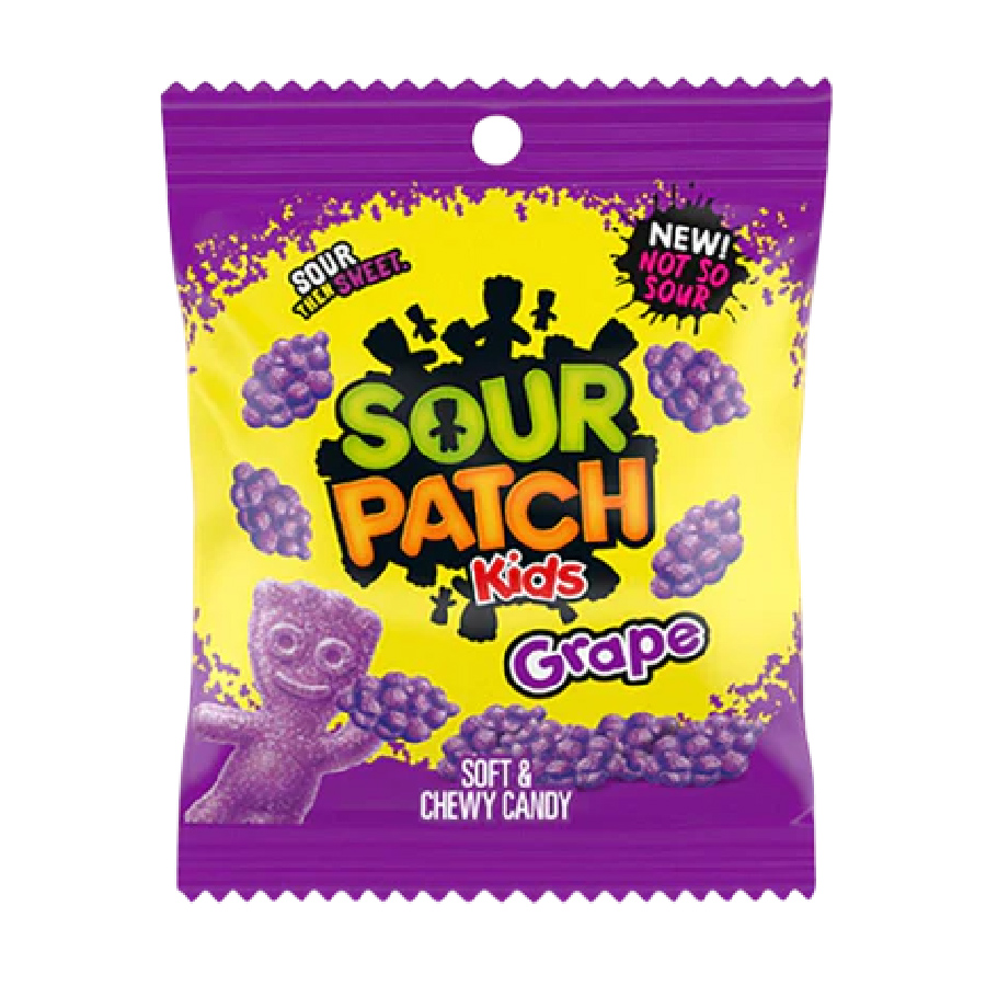 Sour Patch Kids Grape Peg 5oz 12ct