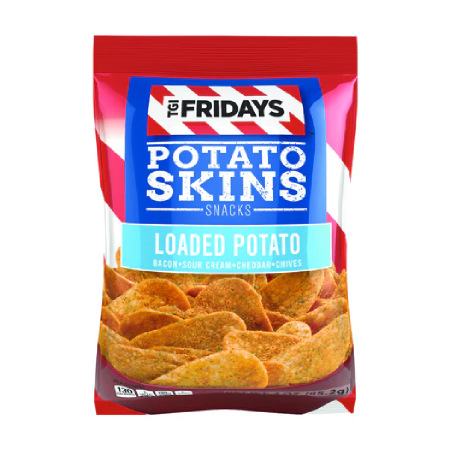 TGI Fridays Loaded Potato (Potato Skins Snacks) – 3oz 6Pack