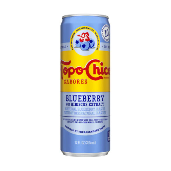 Topo Chico Blueberry With Hibiscus Extract