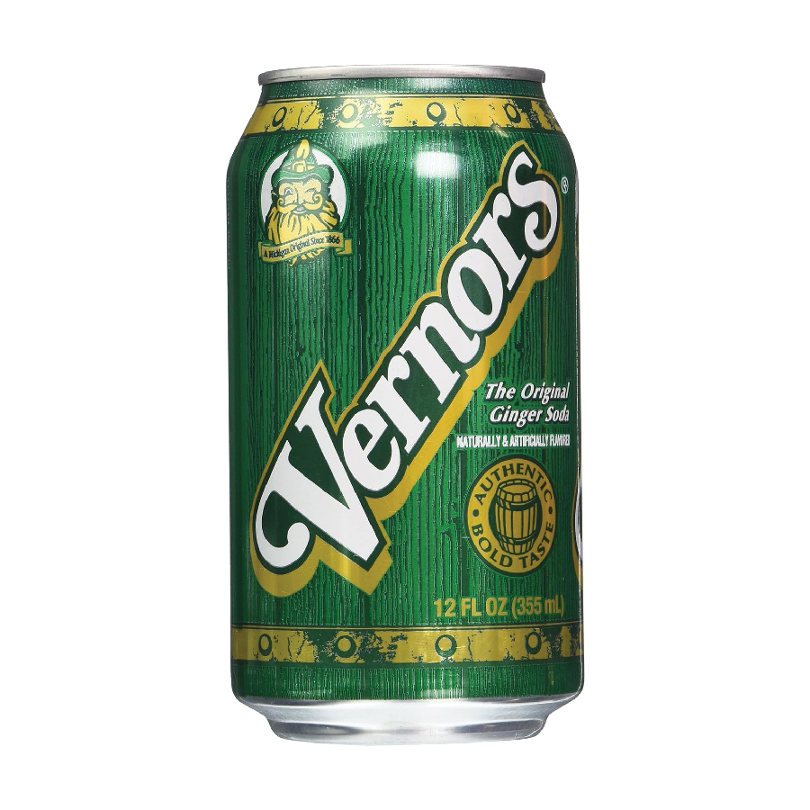 Vernors The Original Ginger Soda 355ml X 12 Cans