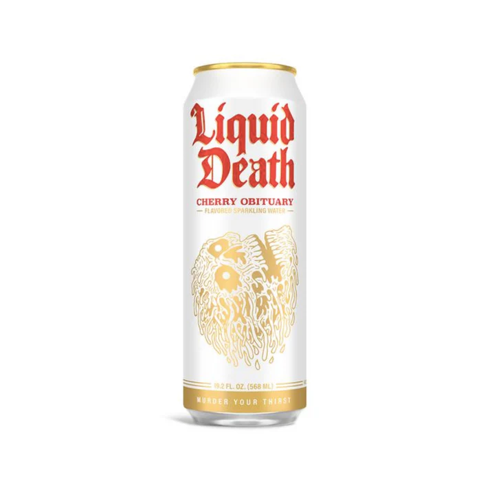 Liquid Death Cherry Obituary 19.8oz – 24 Pack