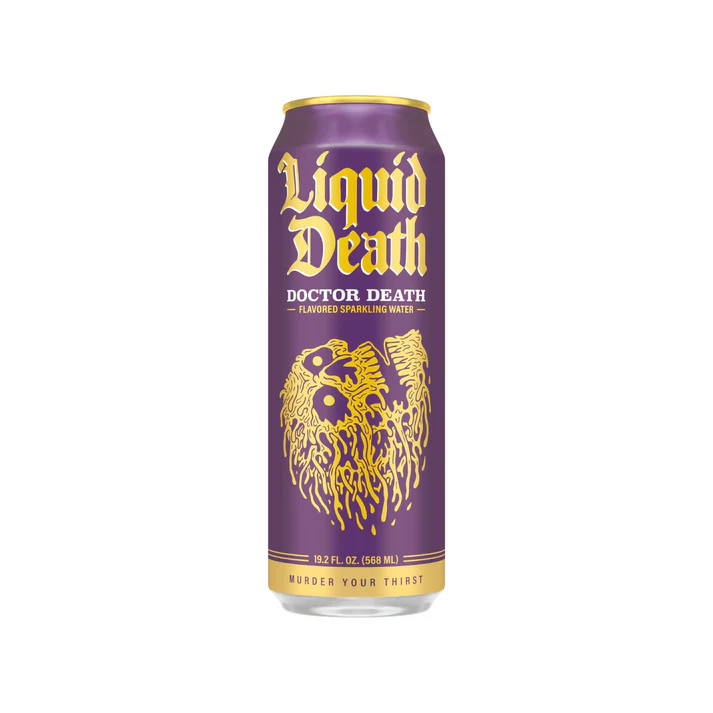 Liquid Death Doctor Death 19.8oz – 24 Pack