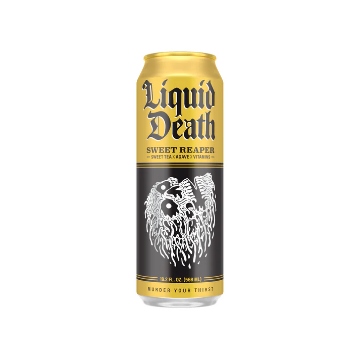 Liquid Death Iced Tea Sweet Reaper 19.8oz – 24 Pack