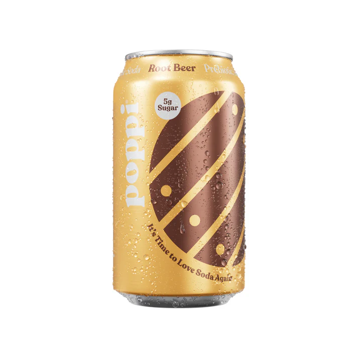 Poppi Root Beer Can 12 Oz – 12 Pack