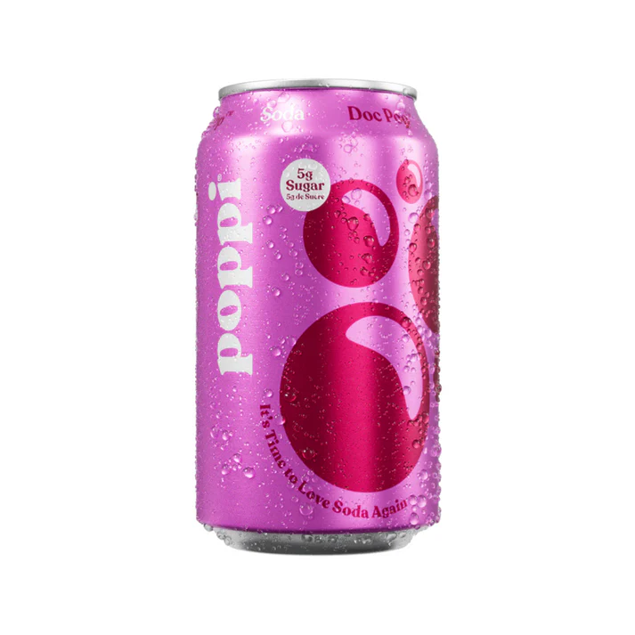 Poppi Doc Pop Can 12 Oz – 12 Pack