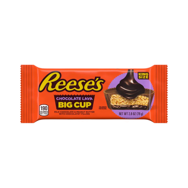 REESE'S Peanut Butter & Chocolate Lava Big Cup King Size 2.8 oz 16 ct