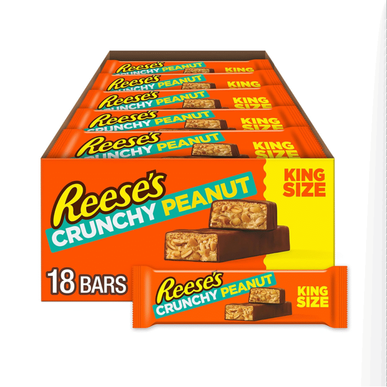 Reese’s Crunchy Peanut Bar King Size 3.2oz 18ct