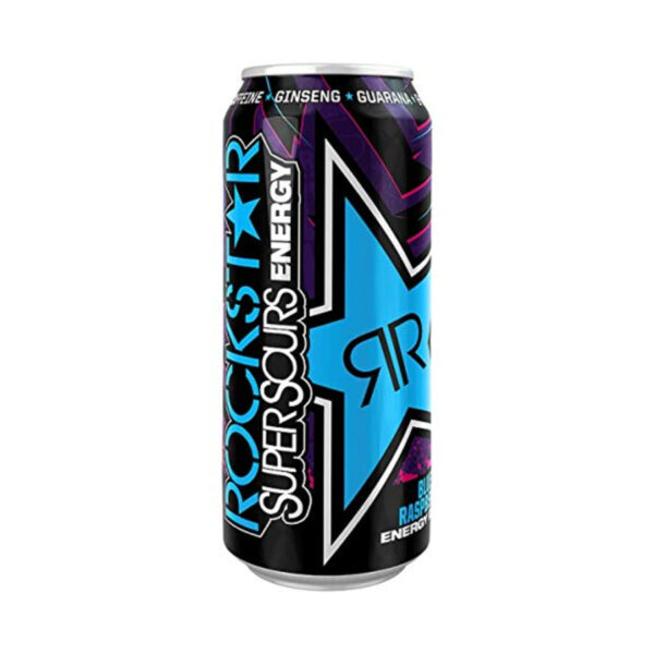 Rockstar Energy Drink Blue Raspberry 473ml x 12 Cans