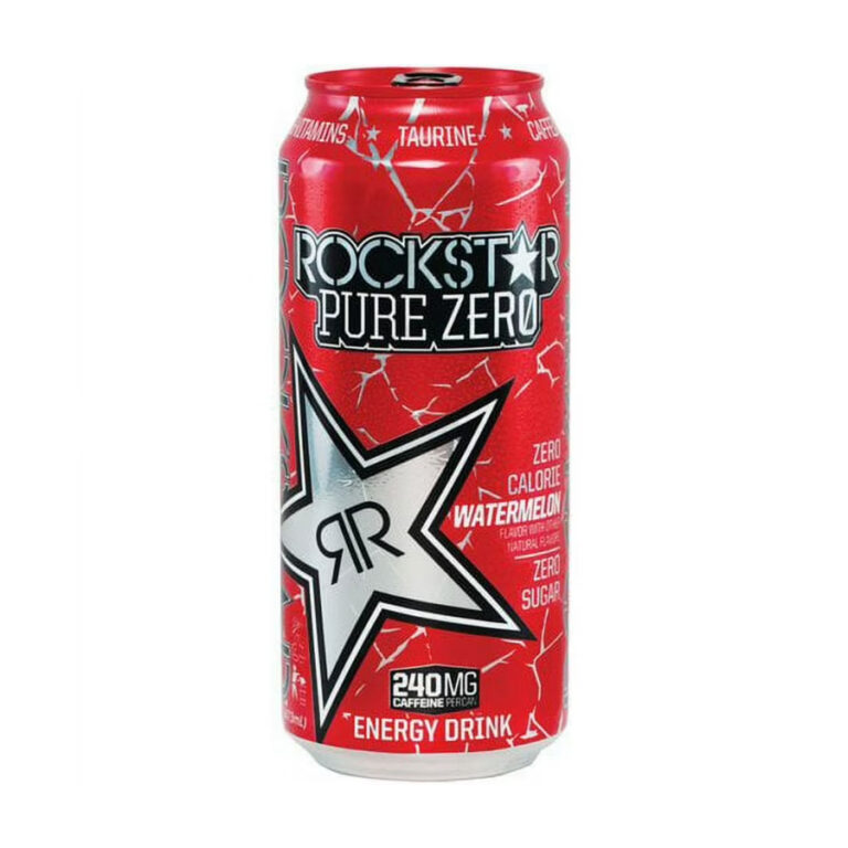 Rockstar Energy Drink Pure Zero Watermelon  473ml x 12 Cans