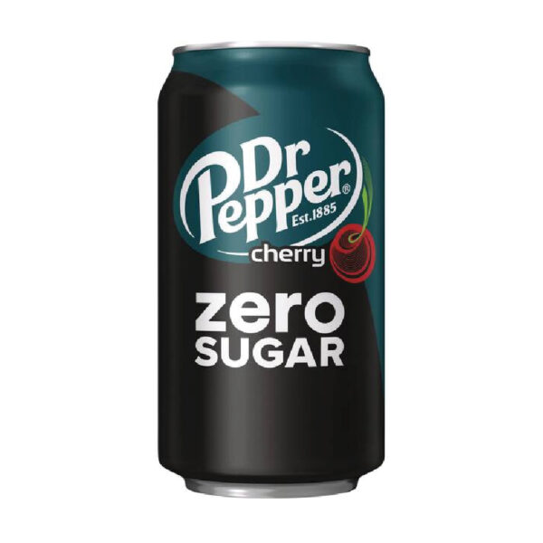 Dr Pepper Cherry Zero Sugar Soda 355ml X 12 Cans