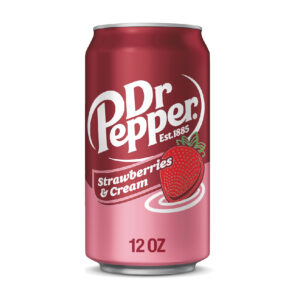 Dr Pepper Strawberries & Cream Soda 355ml X 12 Cans