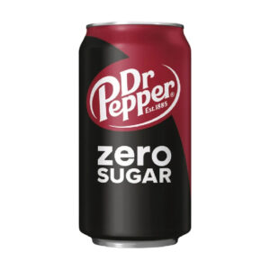 Dr Pepper Zero Sugar Soda 355ml X 12 Cans