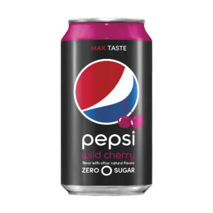 Pepsi Wild Cherry Zero Sugar Soda 355ml X 12 Cans