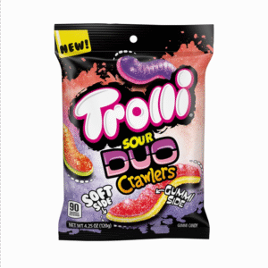 Trolli Sour Duo Crawlers Peg Bag 4.25oz 12ct