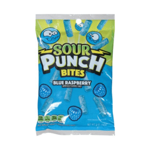Sour Punch Blue Raspberry Bites Peg 5oz 12ct