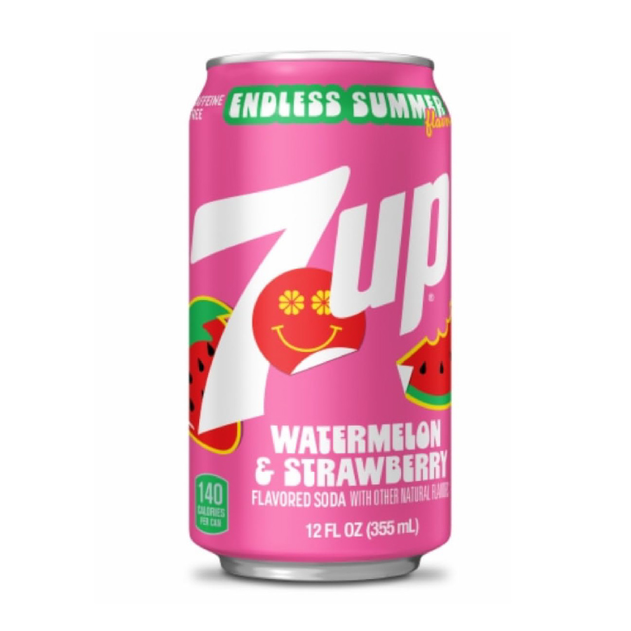 7UP Watermelon & Strawberry 355ml X 12 Cans